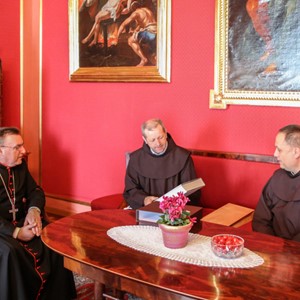 Kardinal Bozanić primio provincijala fra Marka Mršu 